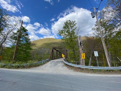 Wooden Bridge towards Station, Hoosac Tunnel, Mass. May 2021