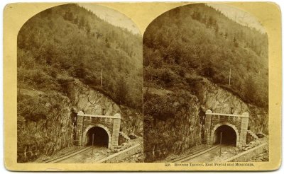328. Hoosac Tunnel, East Portal and Mountain.