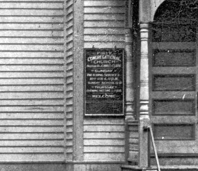 Congregational Church Millers Falls, Mass. (detail)