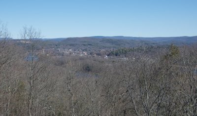 Turners Falls Mass (from Poet's Seat) Mar 2021