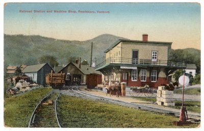 Railroad Station and Machine Shop, Readsboro, Vermont.