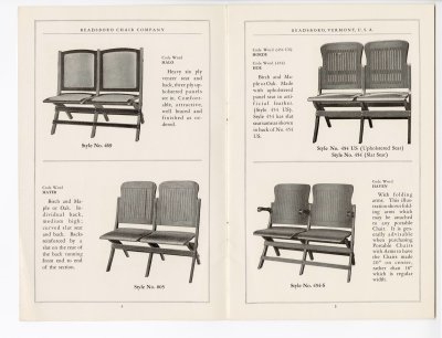 Readsboro Chair Company Oct 1929 catalog, pp. 4-5