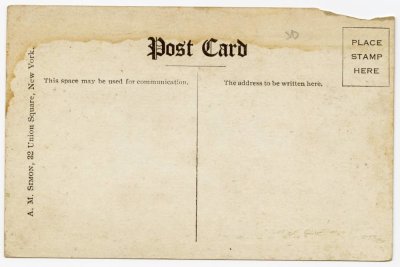 Bird's-Eye View, Readsboro, Vt. reverse