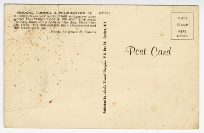 Hoosac Tunnel & Wilmington 32 reverse