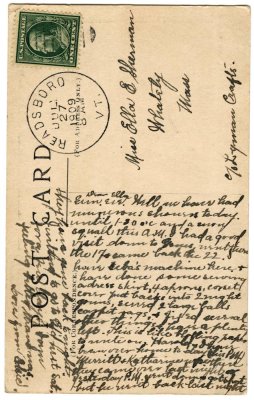 Readsboro, Vt. reverse
