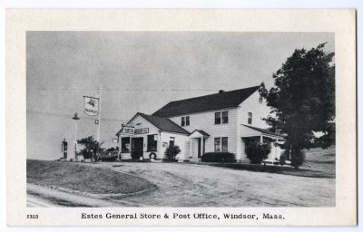 23D3 Estes General Store & Post Office, Windsor, Mass.