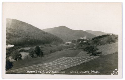 West from C.T. Haskins - Charlemont, Mass. C.A H.