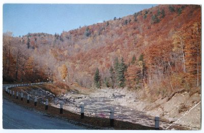 Curve of Beauty along Cold River Mohawk Trail, Mass.