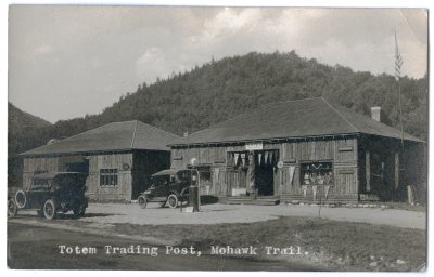 Totem Trading Post, Mohawk Trail. (borderless)