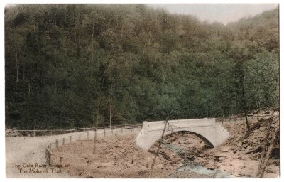 The Cold River Bridge on The Mohawk Trail.