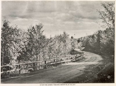 Starting Down Toward Deerfield Valley