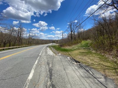 Trail in Florida, Mass. between summits