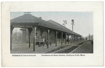 New Boston & Maine Station, Shelburne Falls, Mass.