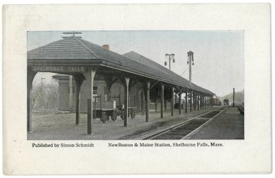 Shelburne Falls Depot & Trains