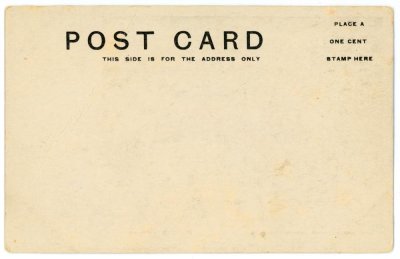 Post Office Corner, Cummington, Mass. reverse 
