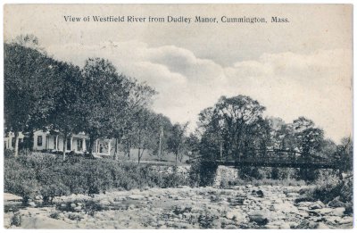 View of Westfield River from Dudley Manor, Cummington, Mass. 
