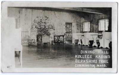 Dining Hall Kollege Kabins Berkshire Trail Cummington, Mass. 