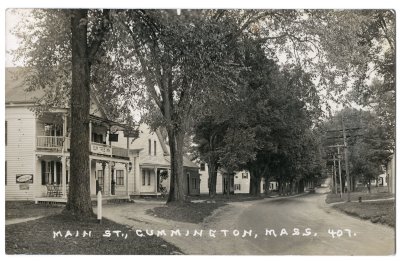 Main St., Cummington, Mass. 407. 