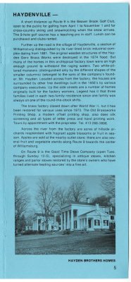 Berkshire Trail in Pioneer Valley Western Massachusetts brochure p.5 