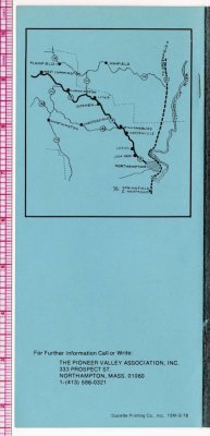 Berkshire Trail in Pioneer Valley Western Massachusetts brochure back cover