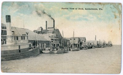 Partial View of Dock, Apalachicola, Fla. 