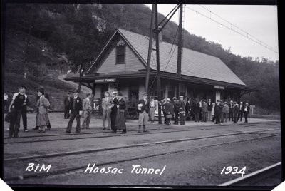 B&M Hoosac Tunnel station 1934