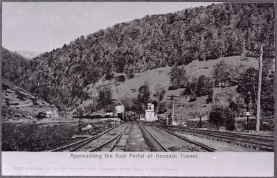 Approaching the East Portal of Hoosack Tunnel.