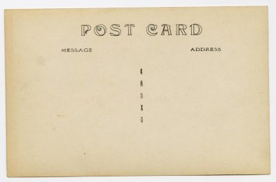 High St. Charlemont Mass. No. 1. reverse