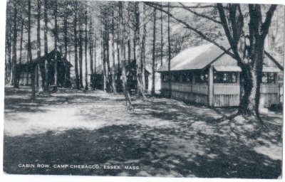 Cabin Row, Camp Chebacco, Essex, Mass.