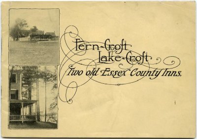 Fern-Croft Lake-Croft brochure, front cover