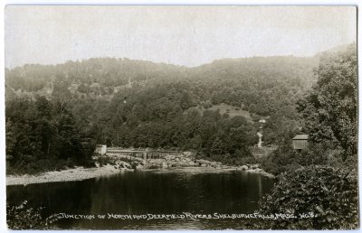 Junction of North and Deerfield Rivers Shelburne Falls, Mass. No. 8