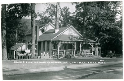 Orange Glow Tea Room on Mohawk Trail, Shelburne Falls, Mass. 502.