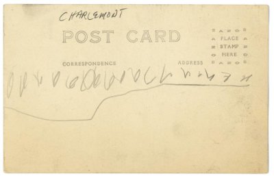 Mohawk Park Store Charlemont, Mass, 102 reverse