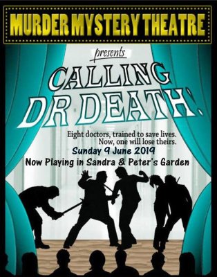 Calling Dr. Death Murder Mystery Theatre Party