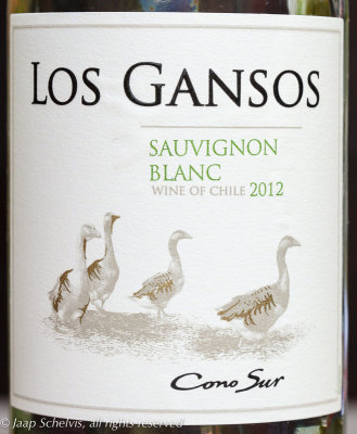 Ganzen - Geese - Chilean Sauvignon white wine 2012