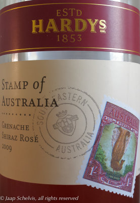 Liervogel - Superb lyrebird - Menura novaehollandiae - Australian Shiraz Rosé wine