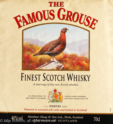 Schots Sneeuwhoen - Red grouse - Lagopus lagopus scotica - Blended Scotch Whisky