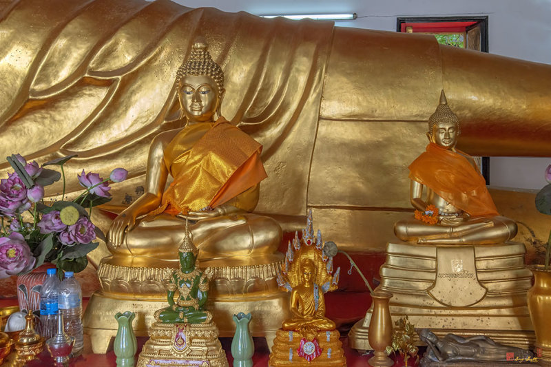 Wat Maha Pruettharam Reclining Buddha Image Small Votive Images (DTHB2275)