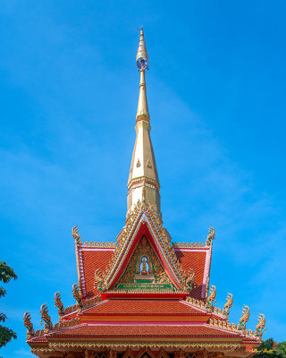 Wat Liab Memorial Wihan Chedi of Venerable Phra Ajahn Sao Kantasilo Mahathera Roof and Pinnacle (DTHU0769)