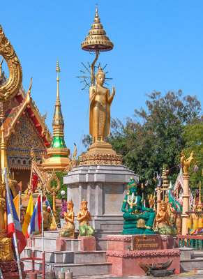 Wat Tai Phrachao Yai Ong Tue Standing Buddha Shrine (DTHU0055)