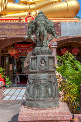 Wat Tai Phra Chao Yai Ong Tue Elephant Guardian Pillar (DTHU0818)