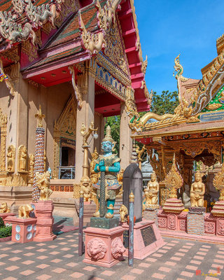 Wat Tai Phra Chao Yai Ong Tue Phra Ubosot Guardian Giant or Yaksha and Boundary Stone (DTHU0784)