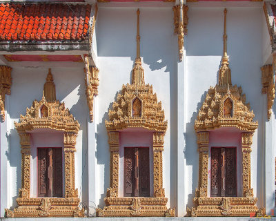 Wat Pha Kaeo Noi Phra Ubosot Windows (DTHU0880)