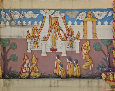 Wat Huai Phai Phra Ubosot Wall Diorama (DTHU0106)