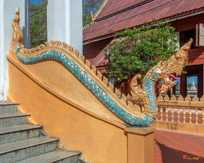 Wat Khong Chiam Phra Ubosot Naga Guardian (DTHU0965)