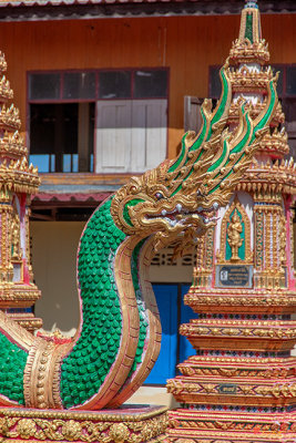 Wat Kanthararom Phra Ubosot Triple-headed Naga Guardian (DTHSSK0042)