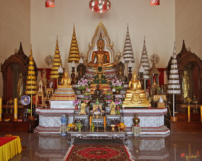 Wat Supattanaram Worawihan Phra Ubosot Buddha Images (DTHU0571)