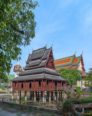 Wat Thung Si Muang Scripture Hall or Library Hor Trai Klang Nam (Tripitaka Hall) (DTHU0373)