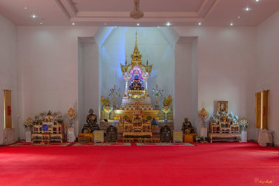 Wat Maneewanaram Phra Kaew Pavilion Interior (DTHU1128)