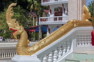 Wat Mahawanaram Phra Ubosot Makara and Naga Guardian (DTHU1143)